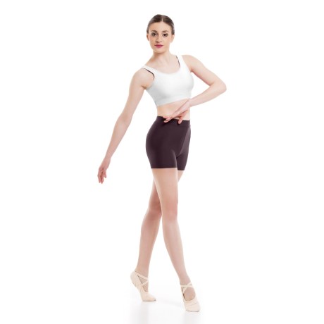 Girls Waist Band Fitted Short, Lycra Matt, Lanzarote
