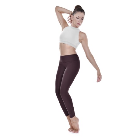 Female Active Fitted Ankle Legging, Lycra Matt Lanzarote