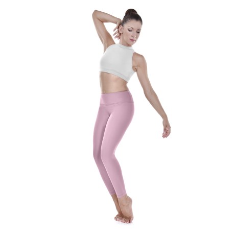 Female Active Fitted Ankle Legging, Cotton - Elastane Light Pink