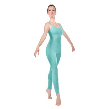 Female Camisole Unitard With Cut Out Back Bra Lining, Lycra MattFrozen