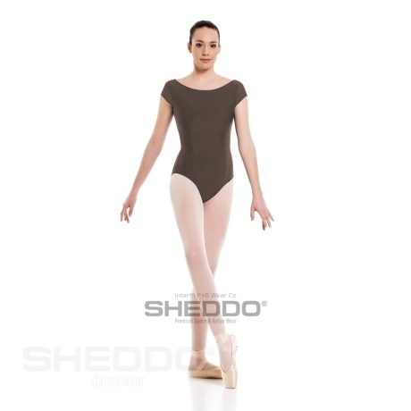 Female Cap Sleeved Leotard Low Back With Darts Front Full Lining, Meryl