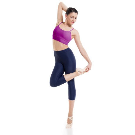 Female Camisole Crop Top With Yoke, Lycra Matt Bouganville