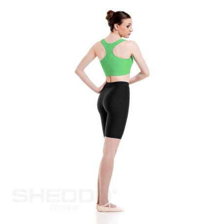 Tank Crop Top With Sports Back Cotton Elastane, Kiwi