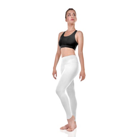 Female Tank Crop Top Criss Cross Back Straps With, Lycra Matt Black