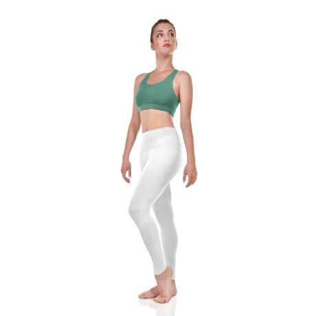 Female Tank Crop Top Criss Cross Back Straps With, Lycra Matt Army