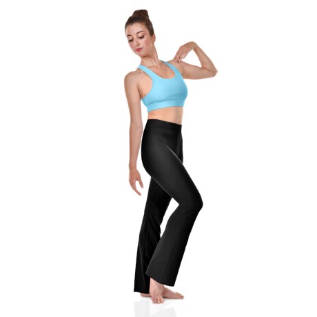 Female Tank Crop Top Criss Cross Back Straps, Cotton - Elastane, Ciprian Blue