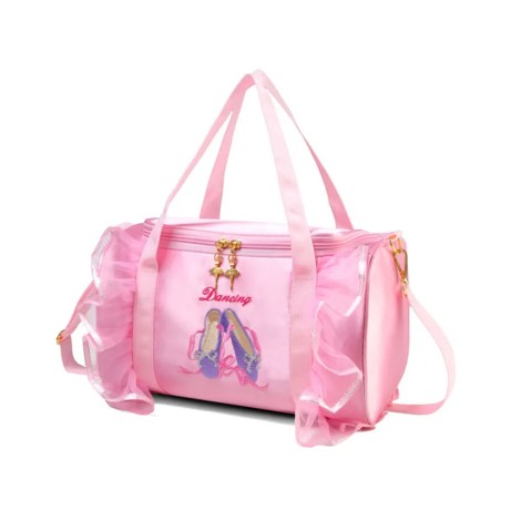 Children's Drum Bag, Dancing Pointes with Tulle, Carry Handles & Shoulder Strap