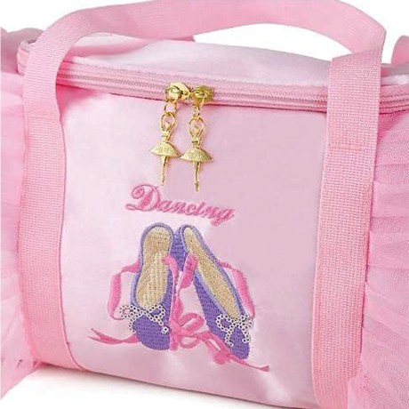 Children's Drum Bag, Dancing Pointes with Tulle, Carry Handles & Shoulder Strap