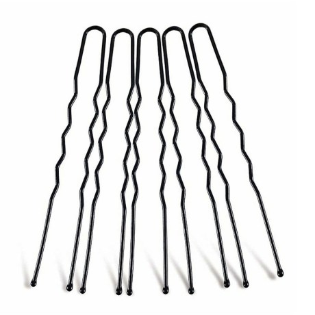 Juvale Metallic Hair Pins Set, Black 10pcs.