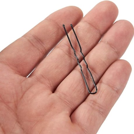 Juvale Metallic Hair Pins Set, Black 10pcs.