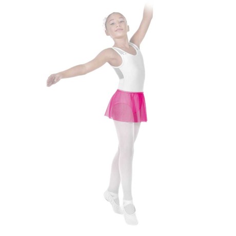 Girls Classic Ballet Skirt with Elasticated Waistline, Tulle Stretch, Diva