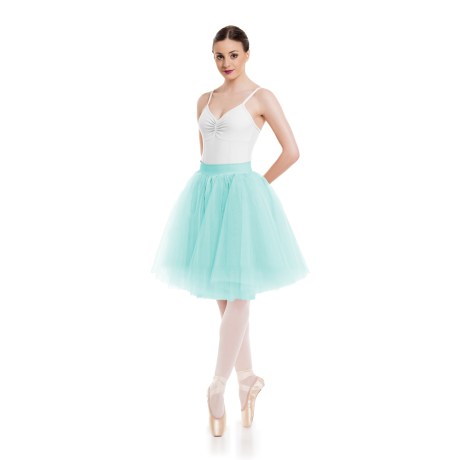 Female Romantic Short Tutu Skirt 50cm, Petrol