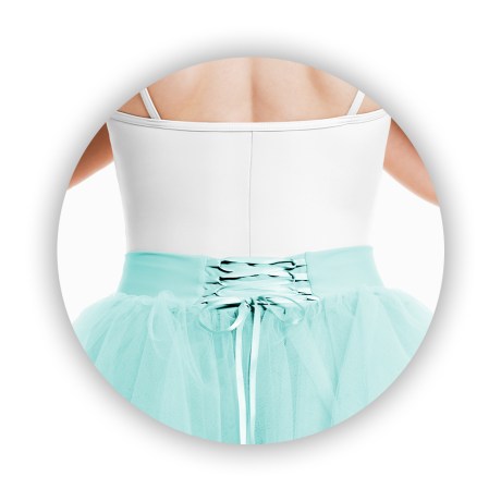 Female Romantic Short Tutu Skirt 50cm, Petrol