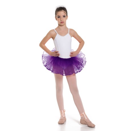 Girls 3 Layer Tutu Skirt With Elasticated Waist, Buganville